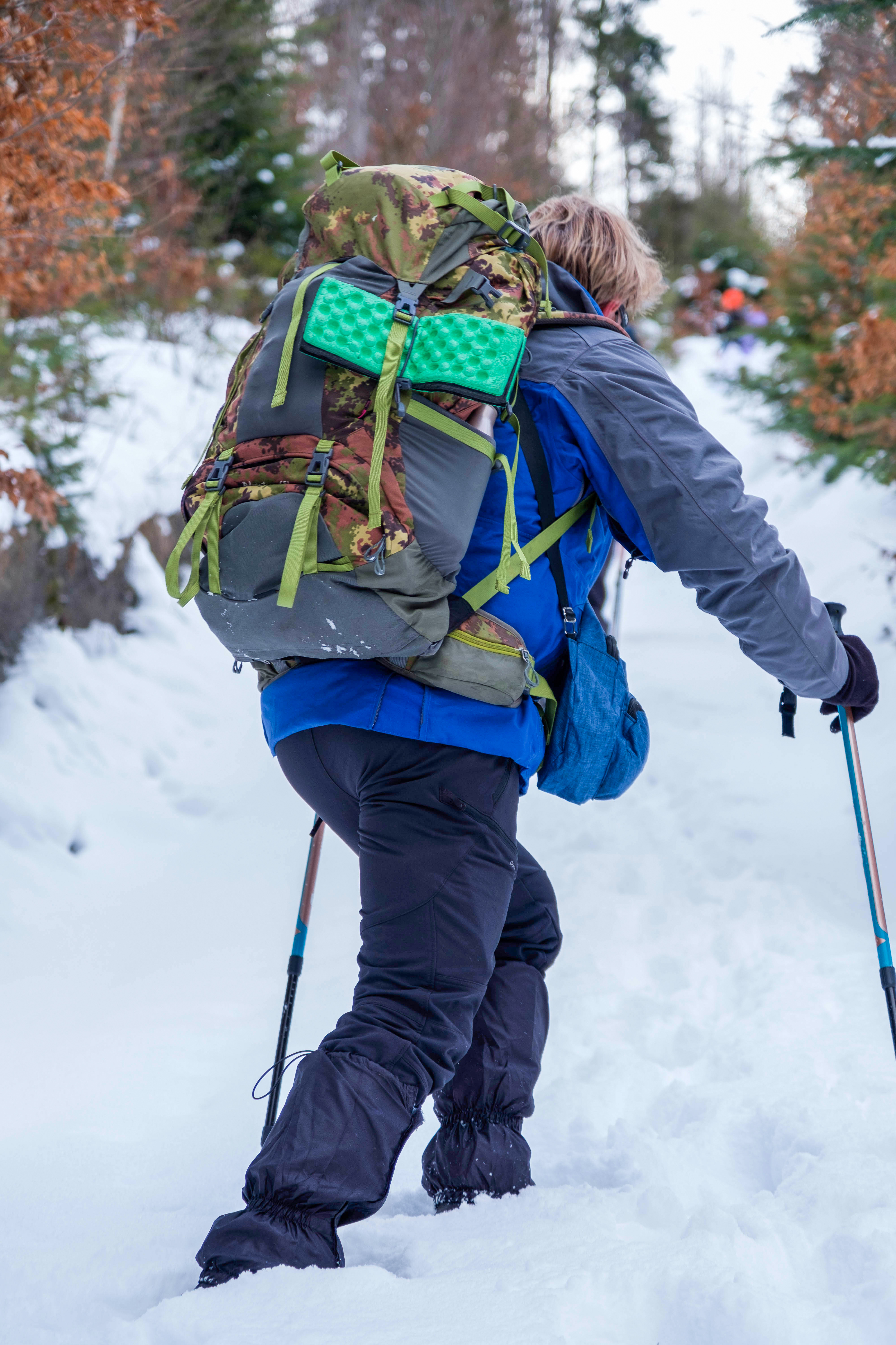 Winter hiking at Zion National Park