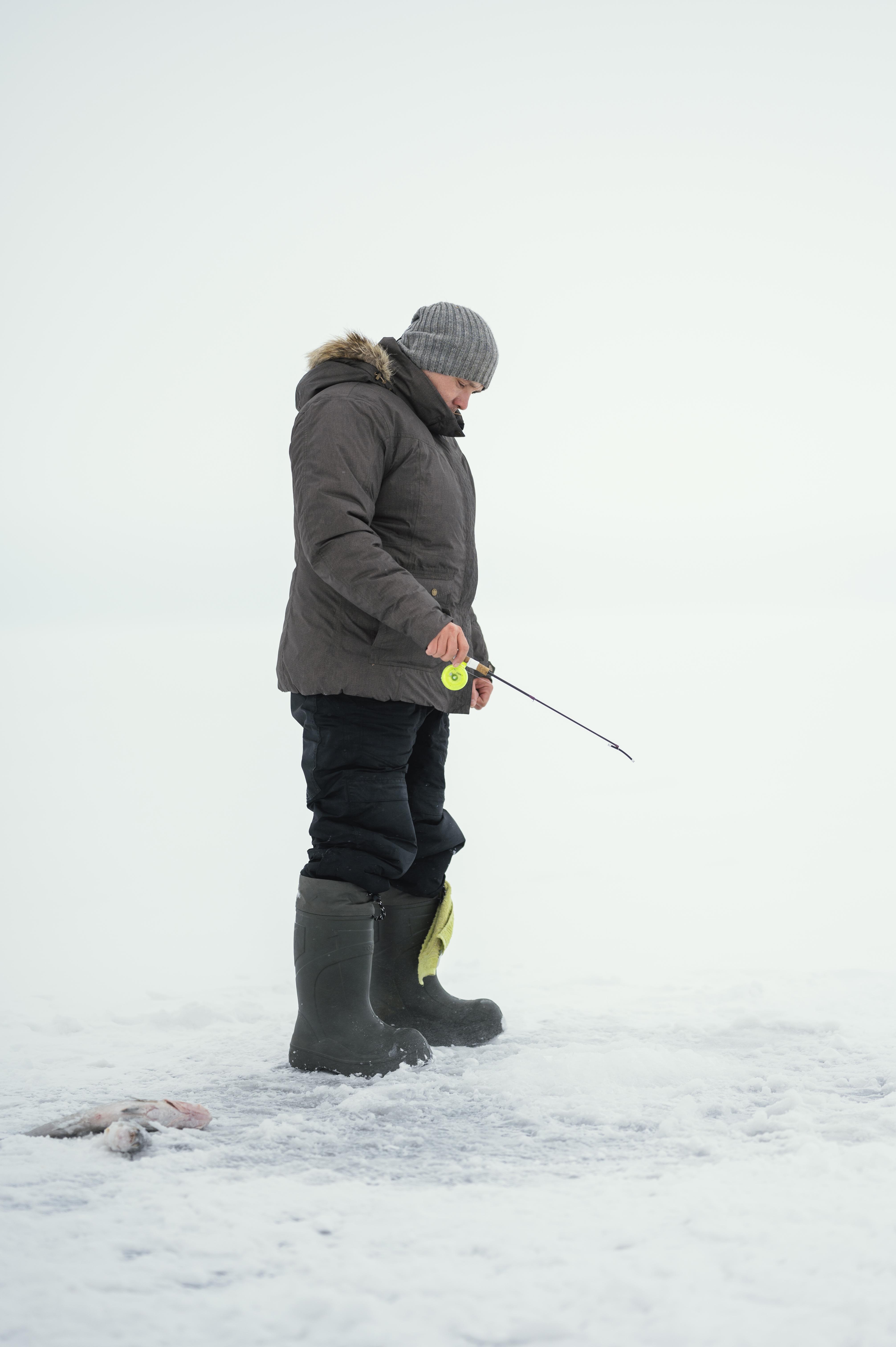 Ice Fishing at Aspen Mirror Lake